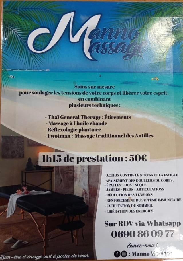 Agreable Appartement A 2 Pas Des Plages Le Gosier  Exterior foto